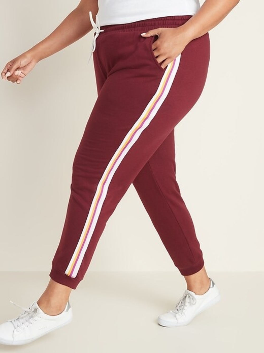 Old Navy Women’s Side-Stripe French Terry Joggers